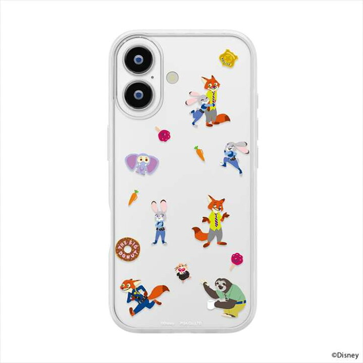 楽天市場】iPhone 17用 ガラススリムケース ズートピア PGA PG 