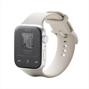�y����s�z�A�b�v���E�H�b�`�p �o���h �x�[�W�� Apple Watch SE ��3���� / Series 11 [ 42 41 40 38mm ] �Ή� �V���R�� �x���g TOUGH SLIM �G���R�� AW-25BBDTSBE