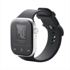 �y����s�z�A�b�v���E�H�b�`�p �o���h �u���b�N Apple Watch SE ��3���� / Series 11 [ 42 41 40 38mm ] �Ή� �V���R�� �x���g TOUGH SLIM �G���R�� AW-25BBDTSBK