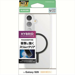 �y����s�zGalaxy S26 (SC-51G) �Ή� �n�C�u���b�h�P�[�X MAGKEEP �u���b�N �G���R�� PM-G261MAG02BK