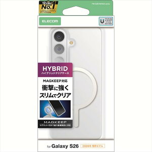 �y����s�zGalaxy S26 (SC-51G) �Ή� �n�C�u���b�h�P�[�X MAGKEEP �z���C�g �G���R�� PM-G261MAG02WH