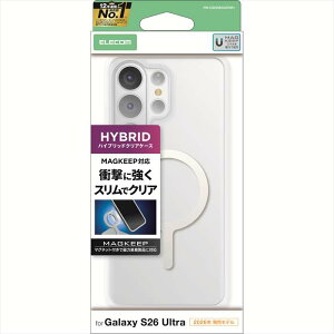�y����s�zGalaxy S26 Ultra (SC-53G) �Ή� �n�C�u���b�h�P�[�X MAGKEEP �z���C�g �G���R�� PM-G262MAG02WH