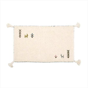 �y�k�C���E����E�����z���s�z�y����s�z�M���b�x �}�b�g GABBEH TX ��45×75cm �z���C�g �C���e���A �V���� HAGIHARA 270104031