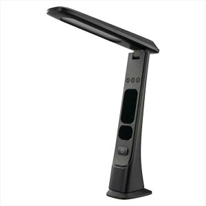 LED�f�X�N���C�g�i450 lm/�����F/���i�K����/���v�Ɠ��t�\��/10W/�u���b�N�j OHM DS-L45FD-K