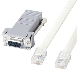 �y����s�z�R���\�[���P�[�u���L�b�g 2m RJ-45���W�����[�P�[�u�� �A�_�v�^/D-sub9pin���X �T�����T�v���C LA-CONS-AN