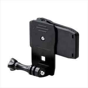 �y����s�zGoPro HERO8/7/6/5/MAX �A�N�V�����J�����p �N���b�v�z���_�[ �n���Y�t���[�B�e 360�x��]�� �u���b�N �G���R�� AC-MBCP02BK