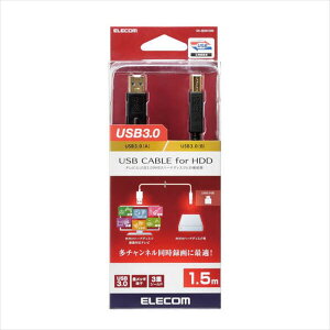 yszUSB3.0P[u 1.5m ő6`l^Ή USB3.0KFؕi EU RoHSwߏ ubN GR DH-AB3N15BK