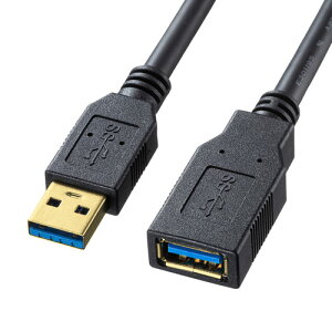 �y����s�zUSB3.0�����P�[�u�� 1m �u���b�N USB3.2 Gen1/USB3.1 Gen1 USB�P�[�u�� �����P�[�u�� �O�d�V�[���h PC USB�@�� �ڑ� �T�����T�v���C KU30-EN10K