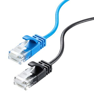 LAN�P�[�u�� CAT6A 10Giga�Ή� ���ɍ� 1m �����`�� �O�d�\�� �c���܂�h�~�R�l�N�^ �c���܂�h�~�J�o�[ �T�����T�v���C KB-SL6A-01