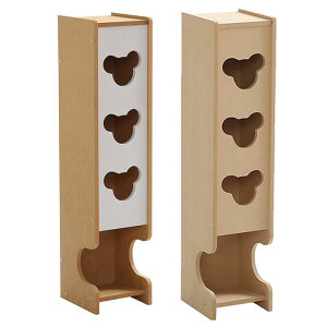 【北海道・沖縄・離島配送不可】【代引不可】トイレ収納ラック スリムタイプ pulito 収納ラック トイレットペーパー収納 小物置き 日本製 クマ型切り抜 おしゃれ インテリア 家具 ホームテ