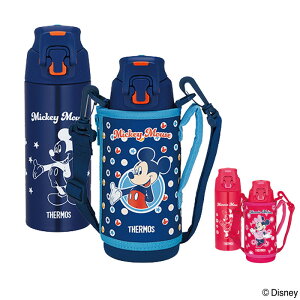 THERMOS 真空断熱スポーツボトル ディズニー Disney ミッキー ミニー キャラクター 水筒 保冷専用 ワイド口径 0.5L サーモス FFZ-503FDS