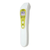 体温計 非接触体温計 約1秒検温 距離センサー内蔵 体温/物体/室温が測れる3つのモード搭載 非接触式 日本製 日本精密測器 MT-100J