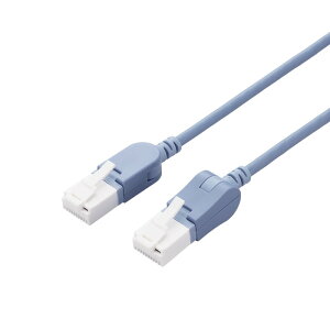 �y����s�zLAN�P�[�u�� Cat6A���� 10m ���� 10Gbps �X�g���[�g �u���[ �G���R�� LD-GPATWV/BU100