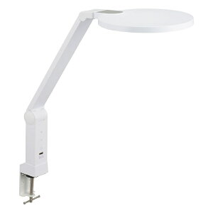 LED�f�X�N�����v �N�����v��/USB�|�[�g�t/�u���[���C�g20%�J�b�g/850 lm/5�i�K�@�w�K�X�^���h OHM LTC-LS78-W