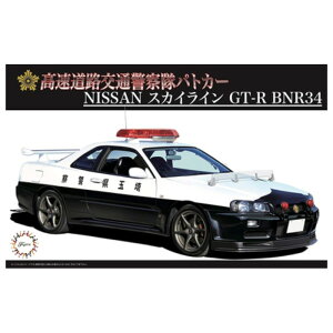 1/24 �C���`�A�b�v�V���[�Y No.87 �j�b�T�� �X�J�C���C�� R34 GT-R �p�g�J�[ �v�����f�� �t�W�~�͌^ 4968728039770