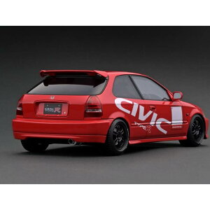 yEzszIGf 1/18 Honda CIVIC EK9 Type R Red ͌^ ~jJ[  RNV eB[P[EJpj[ IG2680