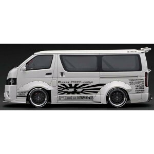 yEzszCOjbVf 1/18 TESED WORKS HIACE Pearl White ͌^ ~jJ[  RNV eB[P[EJpj[ IG2804