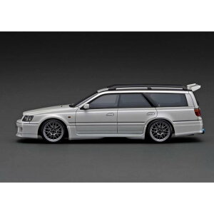 yEzszIGf 1/18 Nissan STAGEA 260RS WGNC34 Pearl White ͌^ ~jJ[  RNV eB[P[EJpj[ IG2885