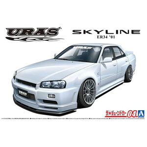 1/24 vf UE`[hJ[ No.4 URAS ER34 XJCC TYPE-R 01 jbT NISSAN Y [X SKYLINE AIV} 5534