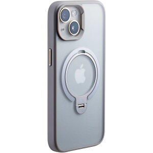 iPhone 15/14/13 IJOY �}�O�X�^�v���X�P�[�X �O���[ �X�}�z�P�[�X MagSafe�Ή� �T���N���X�g i37FiJS10