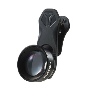 【代引不可】セルカレンズ 望遠レンズ 2倍 ブラック エレコム P-SLZ2XBK