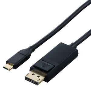 yszUSB Type-C-DisplayPort ϊ P[u 2m ( USB-C vO to DP ( fBXvC|[g )vO ) 4K 60Hz y ^CvC |[gڋ@Ή z ubN GR CAC-CDP20BK2