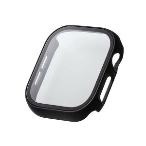 �y����s�zApple Watch 46mm �t���J�o�[�P�[�X �v���~�A���K���X �S���� �Z���~�b�N�R�[�g �u���b�N �G���R�� AW-24AFCGOCBK