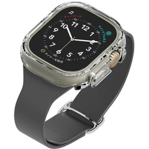 Apple Watch Ultra 2/1 49mm�p �K���X�n�C�u���b�h�P�[�X PGA PG-AWTP49CL