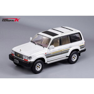 yEzszKENGFAI 1/18 Toyota Land Cruiser VX-R (LC80) White eB[P[EvjO TK-KF032-1
