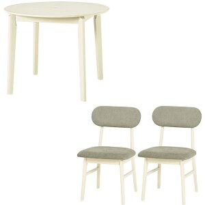 �y�k�C���E����E�����z���s�z�y����s�z�_�C�j���O3�_�Z�b�g �z���C�g�E�H�b�V��/�O���[ �e�[�u���F(��)��90×���s90�A�`�F�A�F(��)��45×���s51×����75.5 HAGIHARA VDT-7308R90WSGY-3S