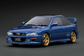 【沖縄・離島配送不可】1/18 SUBARU Impreza WRX Type R STi Version V (GC8) Blue ティーケー・カンパニー IG3540