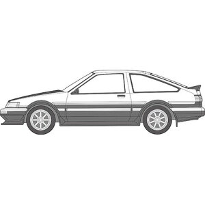 -1EX-1 1/24 V[YNo.1 EX-1 g^ n`Nr AE86(J[{{lbgfJ[t) tW~͌^ 4968728048017