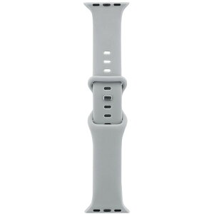 Apple Watch 38/40/41/42mm �o���h �uCORVIN�v �x�[�V�b�N�V���R���o���h �O���[ LEPLUS NEXT LN-AW41B36GY