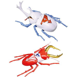 自由研究-257 257 タツノコヒーロー編 カブトムシ ガッチャマン仕様 / クワガタムシ ポリマー仕様 フジミ模型 4968728171746