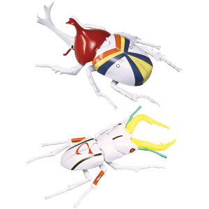 自由研究-258 258 タツノコヒーロー編 カブトムシ テッカマン仕様 / クワガタムシ キャシャーン仕様 フジミ模型 4968728171753
