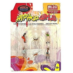 ^[}bN[NX 1/64 Figure Set - Hip Hop Girls eB[P[EvjO AD-76505MJ