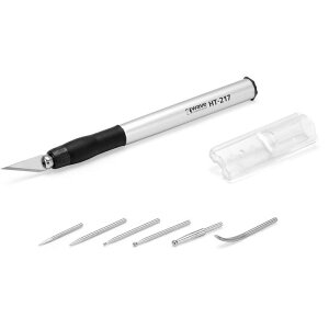 HT-217 HGマルチナイフホルダー(6pcsへらビット付) ウェーブ HT-317