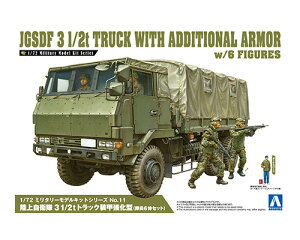 1/72 �~���^���[���f�� No.11 ���㎩�q�� 3 1/2t �g���b�N���b�����^ ����6�̃Z�b�g �A�I�V�} 4905083012086