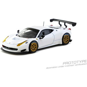 Tarmac Works 1/64 Ferrari 458 Italia GT3 White SpeedmasterJapan T64R-74-WH