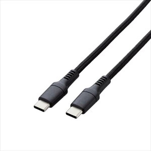 ysz^CvC P[u ( USB Type-C to C ) 1.5m PD 100W fɋ ϋv iCbV y MacBook Pro iPad  TypeC @Ή z ubN GR MPA-CC5PS15BK