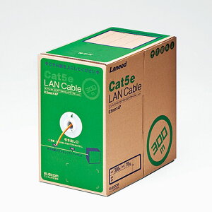 �y����E�����z���s�z�y����s�zEU RoHS�w�ߏ��� LAN�P�[�u���iCat5e �P���j�@300m�@�I�����W �G���R�� LD-CT2/DR300/RS