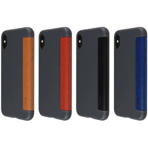 iPhone XS ケース カバー フリップ ウォレットタイプ Air Jacket Flip for iPhone XS 4カラー(ブラウン・レッド・ブラック・ネイビー) パワーサポート PUY-8*