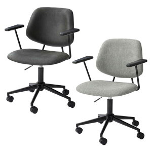 【北海道・沖縄・離島配送不可】【代引不可】デスクチェア オフィスチェア 回転チェア 回転椅子 回転式 昇降機能付き キャスター付き 移動 肘掛けあり アーム付き クロスレザー ファブリ