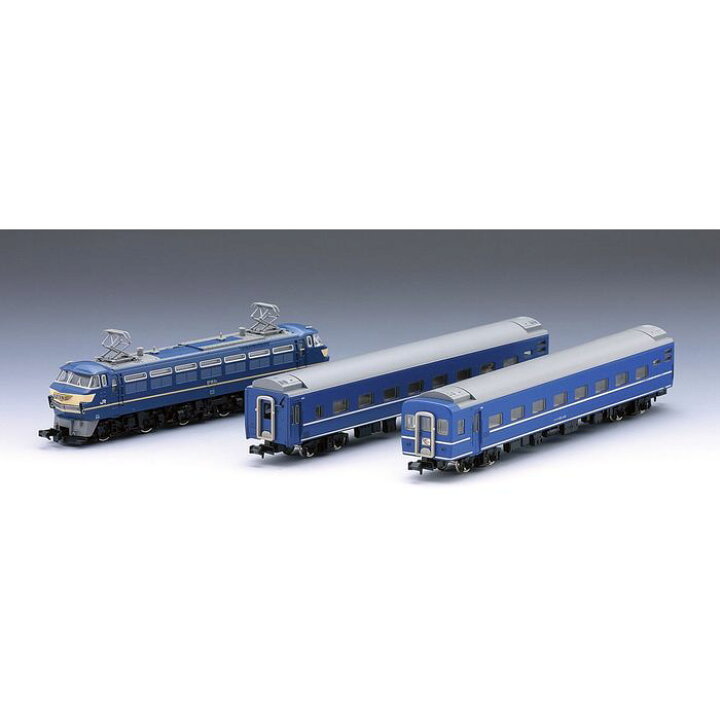 楽天市場】Nゲージ JR EF66形 ブルートレインセット 3両 鉄道模型 電気 