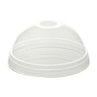 プラスチックカップ PETカップ用蓋 TAPS92D ドーム蓋ストロー穴あり 2000入 使い捨て 業務用 サイズ：φ9…