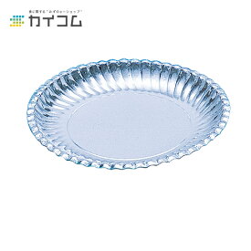 紙皿シルバープレート(菊型)8号 サイズ : φ190mm 入数 : 800