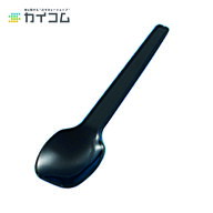 中スプーン(黒) バラ サイズ : 100mm 入数 : 1000