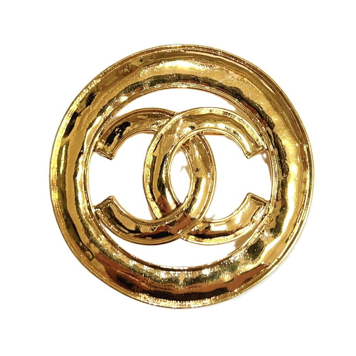 楽天市場】【中古】CHANEL シャネル ココマーク ラウンド ブローチ  
