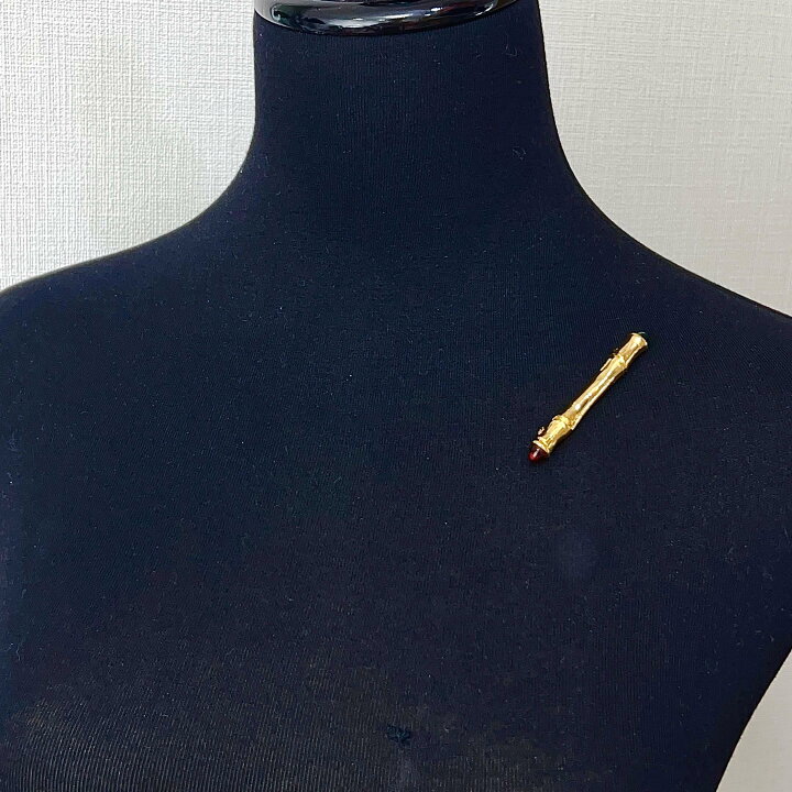 楽天市場】【中古】CHANEL シャネル カラーストーン バンブー ブローチ 