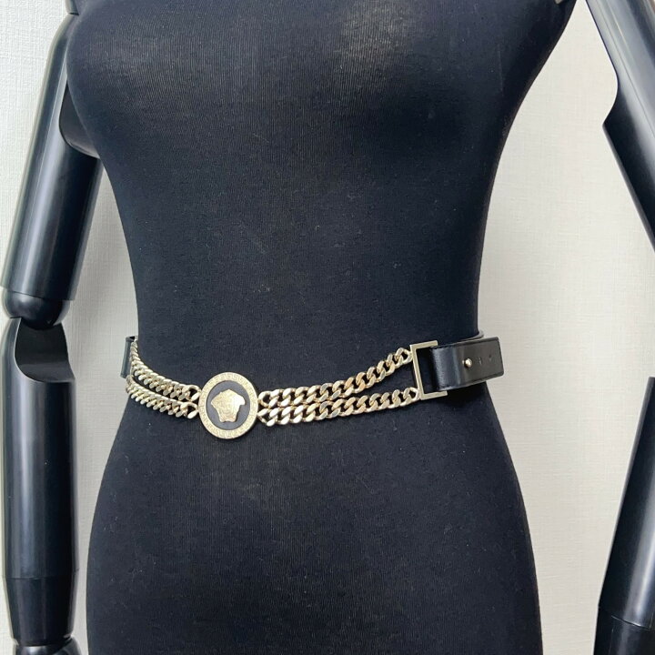 楽天市場】【中古】Versace ヴェルサーチ メデューサ チェーンベルト 